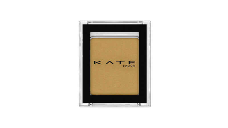 ケイト（KATE）のアイシャドウ「ザアイカラー」M107銀杏イエロー、常にマイペース、イエベ秋、オータム、パーソナルカラー、おすすめアイシャドウ、プチプラ、単色